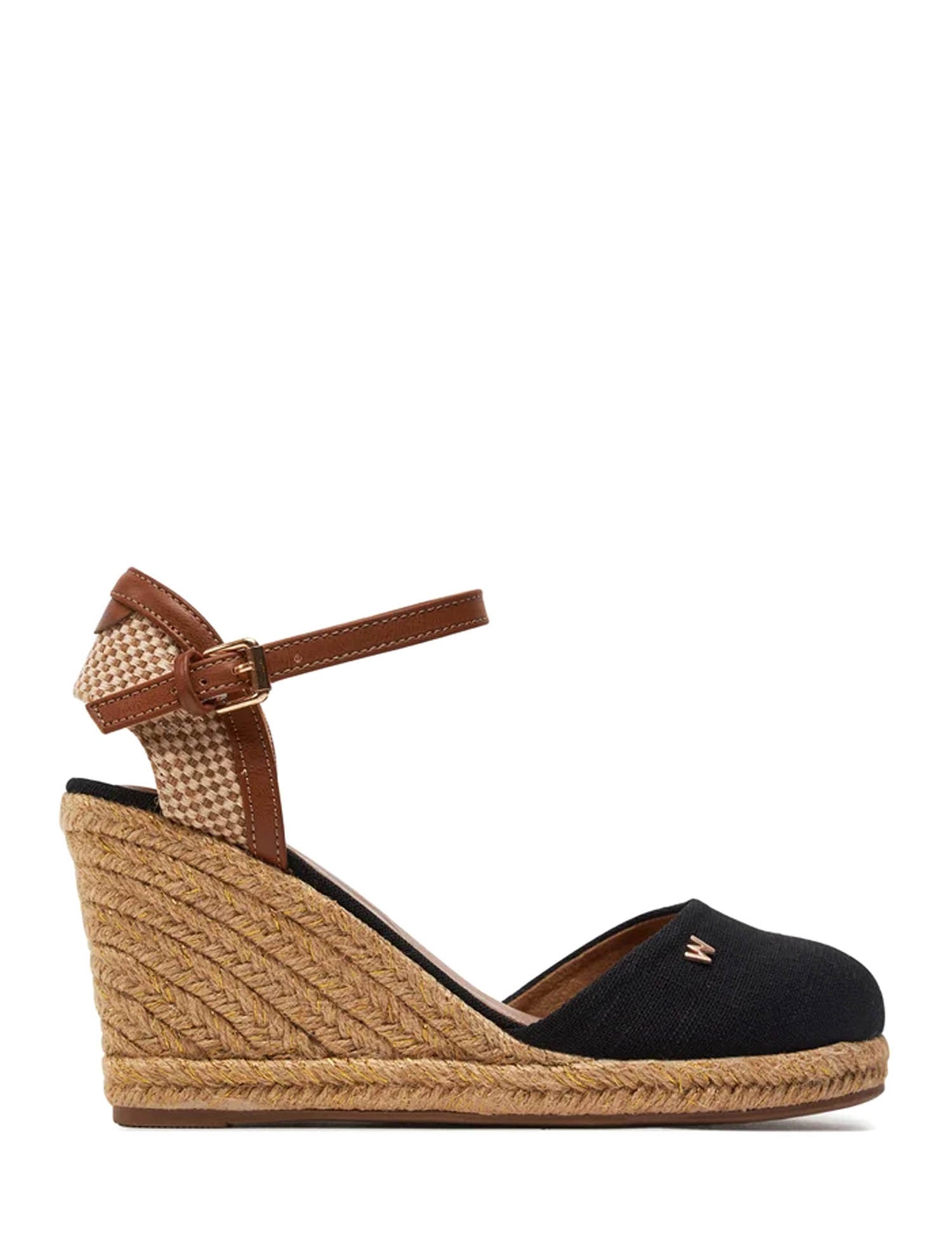 Sandali zeppa Nero Wrangler