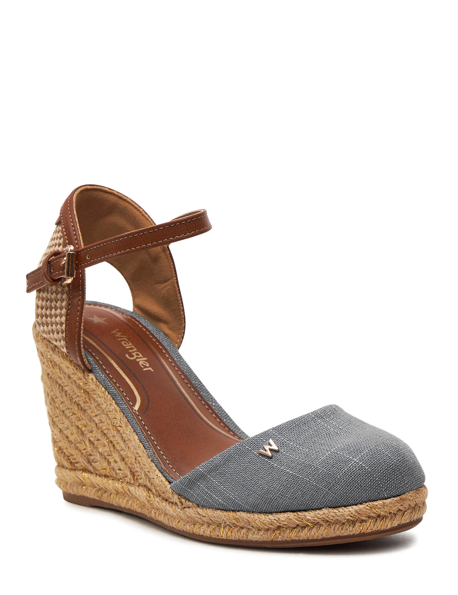 Sandali zeppa Blu Wrangler