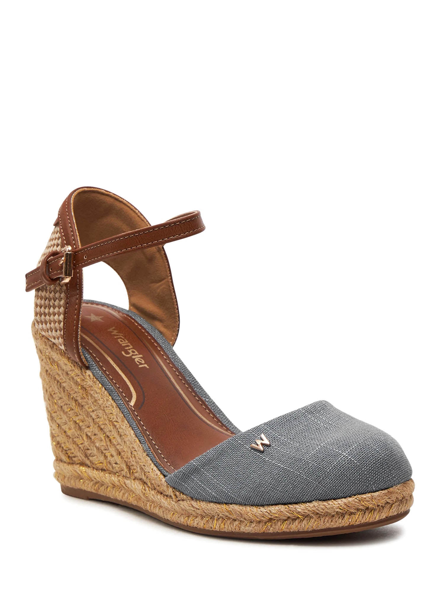 Sandali zeppa Blu Wrangler