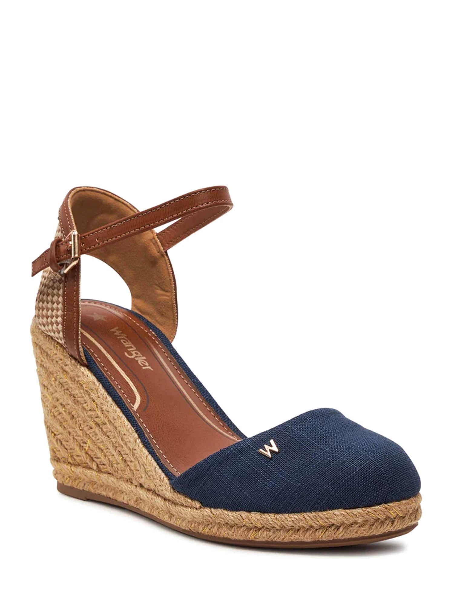 Sandali zeppa Blu Scuro Wrangler