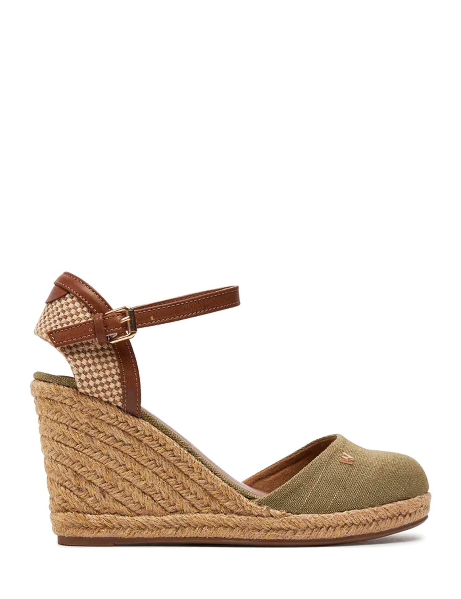 Sandali zeppa Verde Wrangler