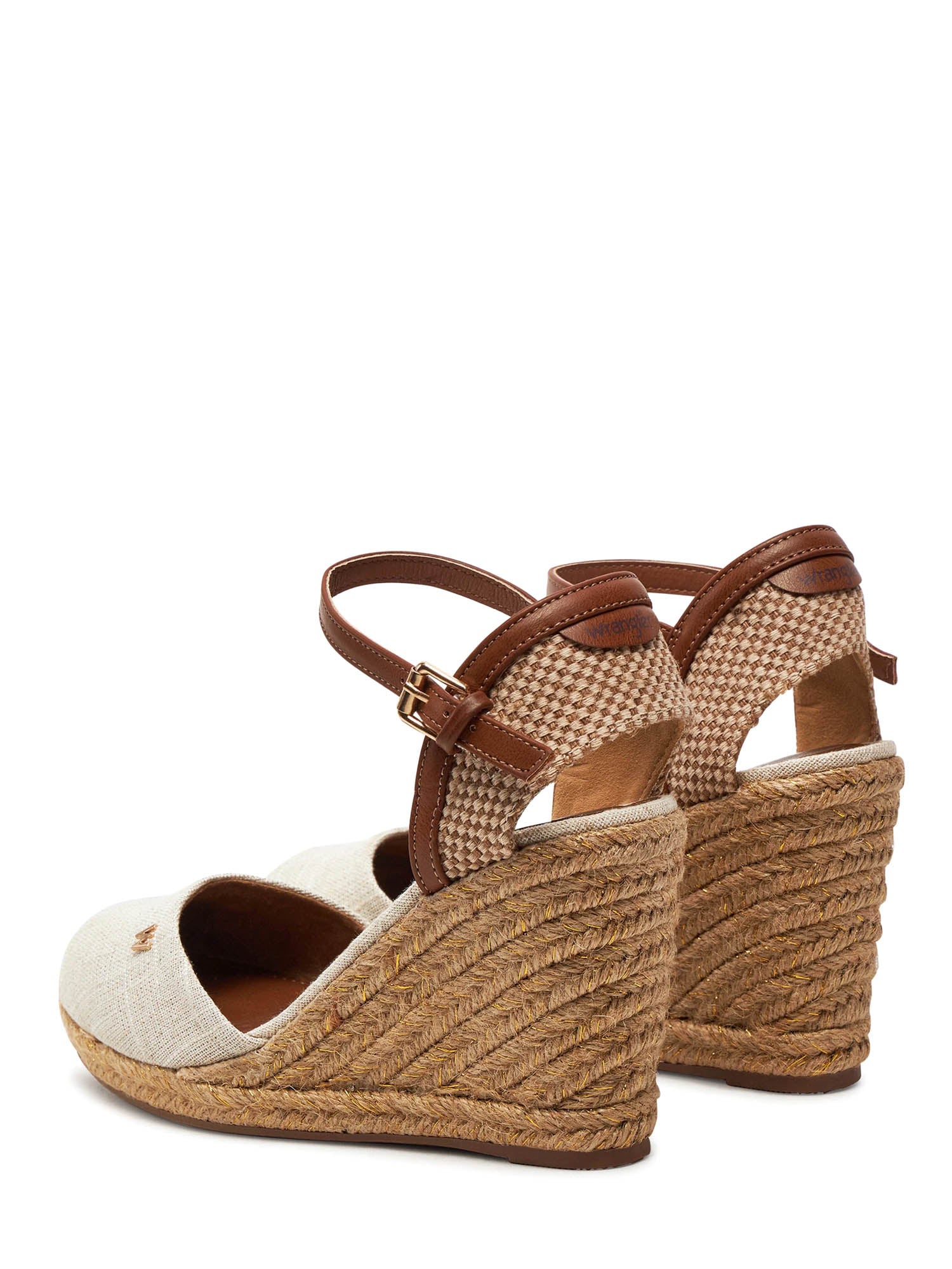 Sandali zeppa Bianco Wrangler