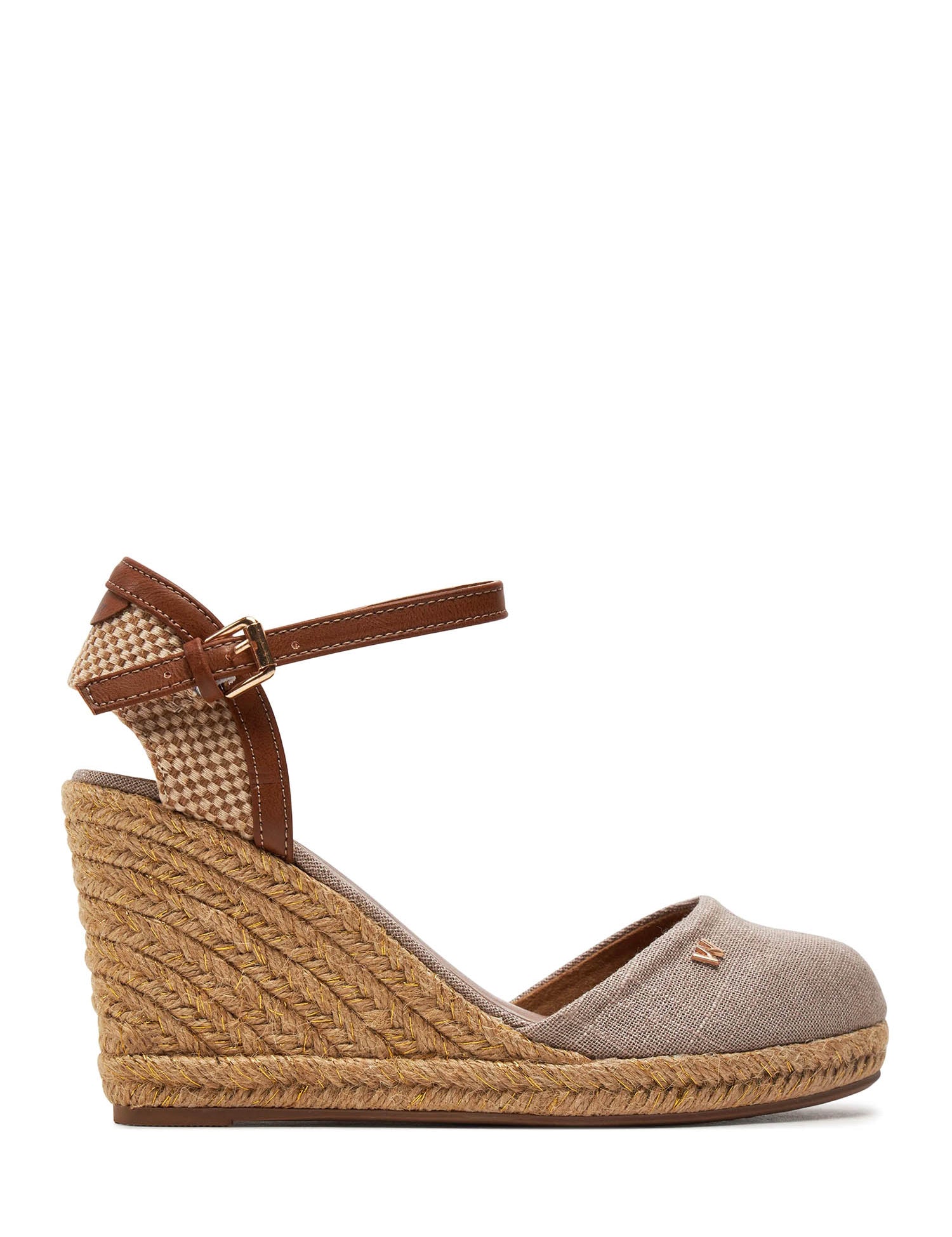 Sandali zeppa Grigio Wrangler