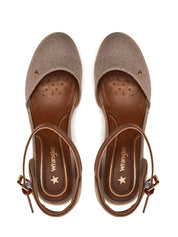 Sandali zeppa Grigio Wrangler