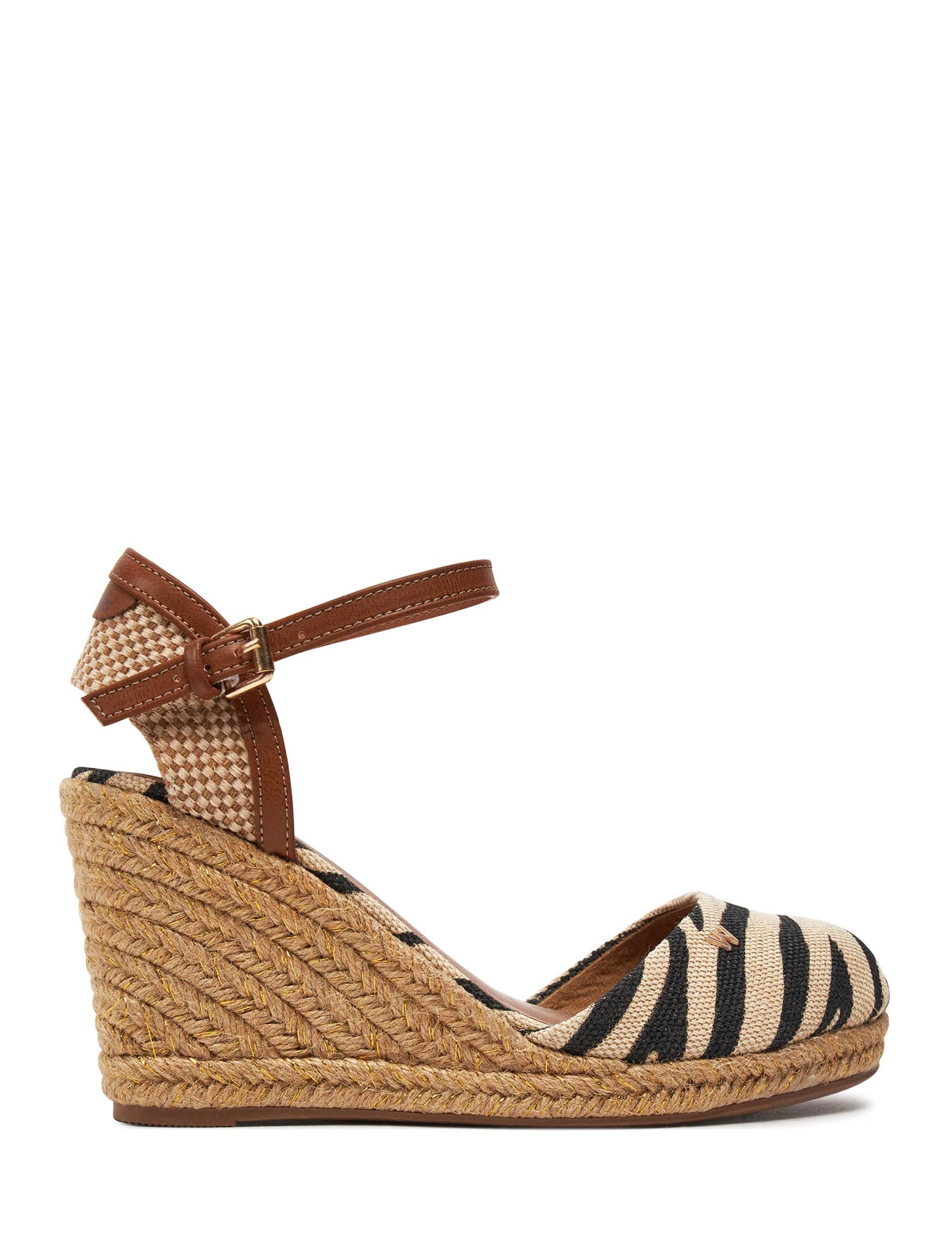 Sandali zeppa Beige Wrangler