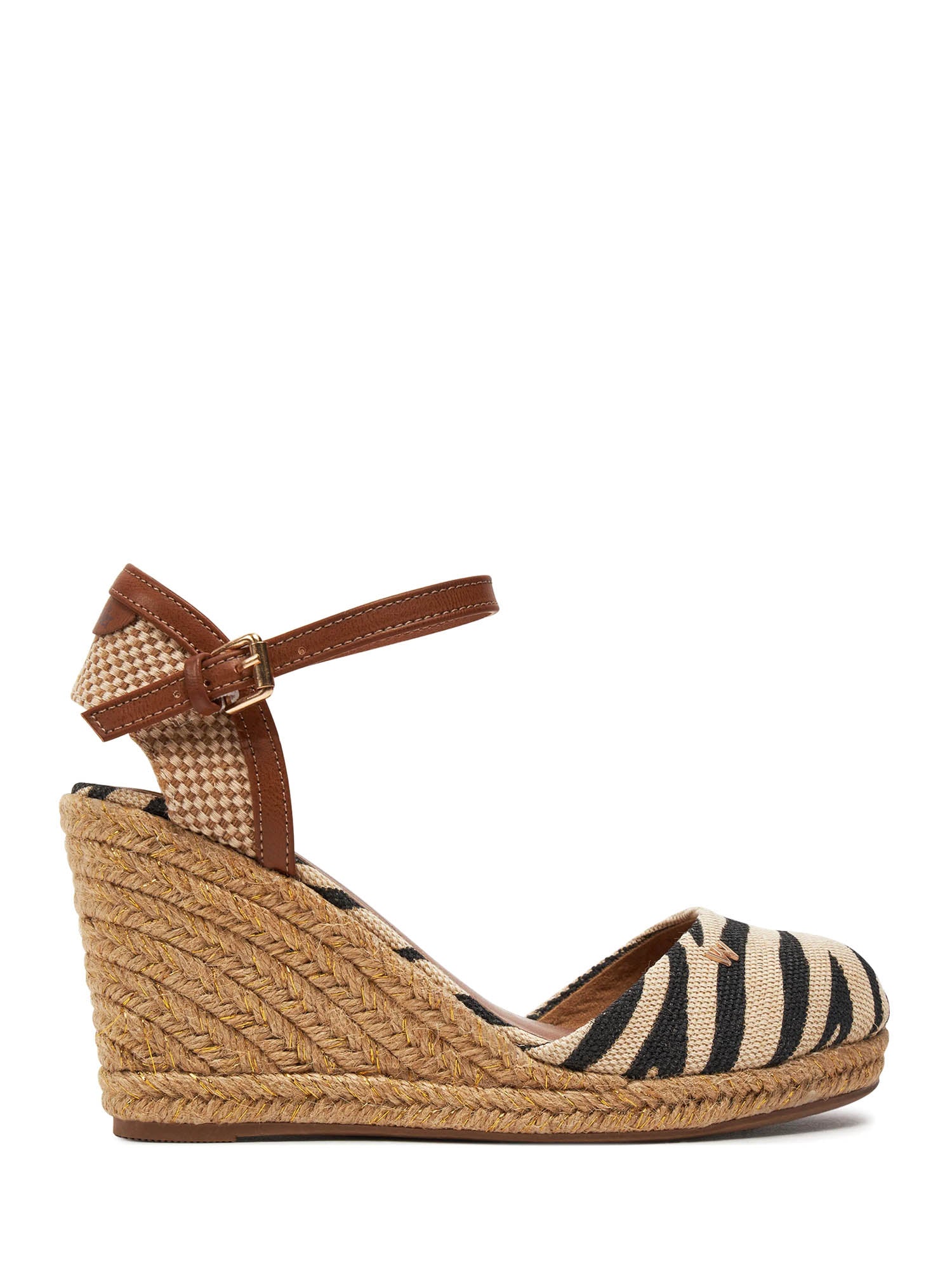 Sandali zeppa Beige Wrangler