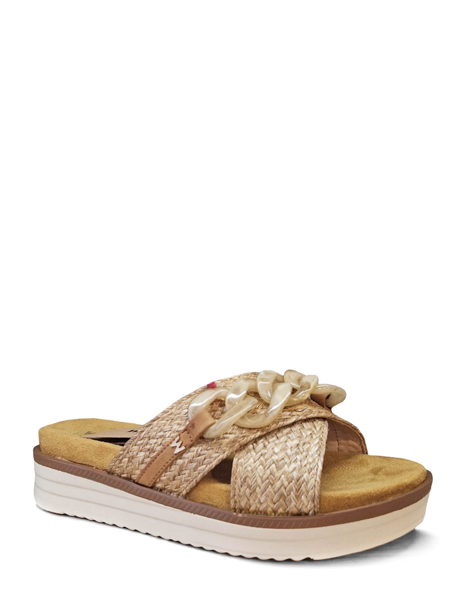 Sandali zeppa Marrone Wrangler