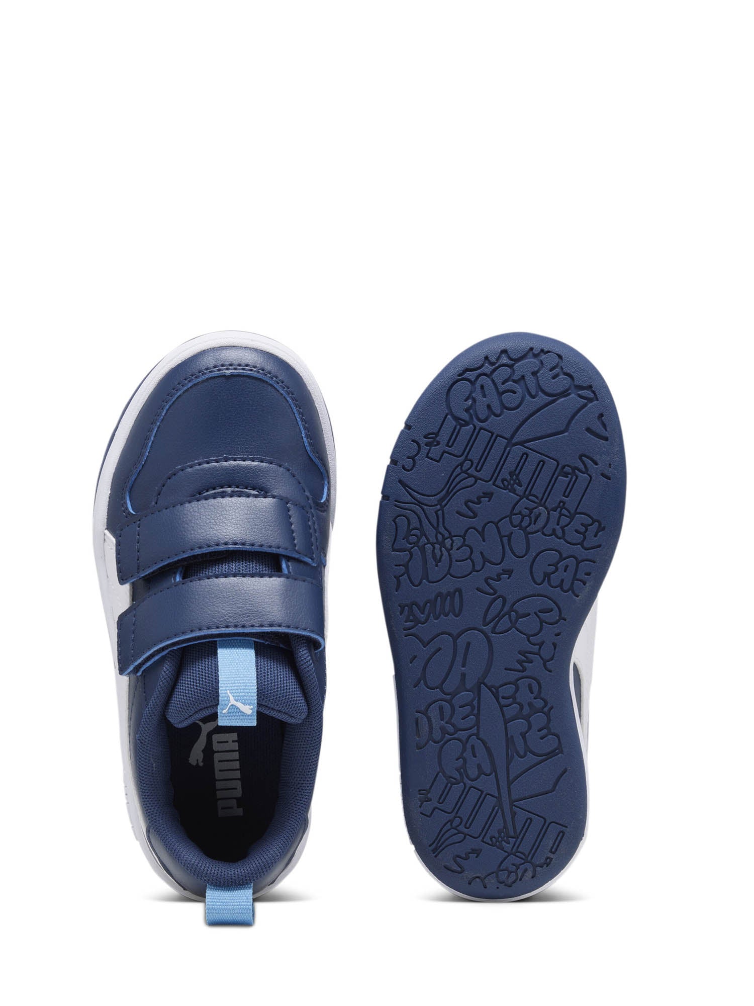 Scarpe con strappi Blu Puma