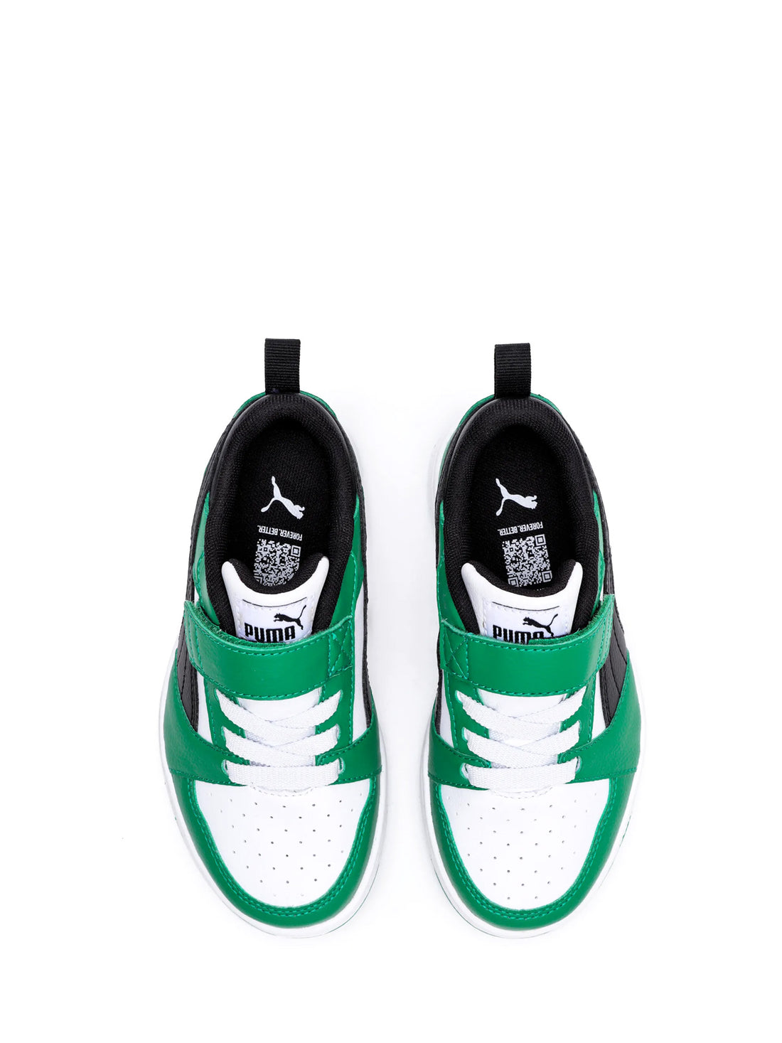 Scarpe con strappi Verde Puma