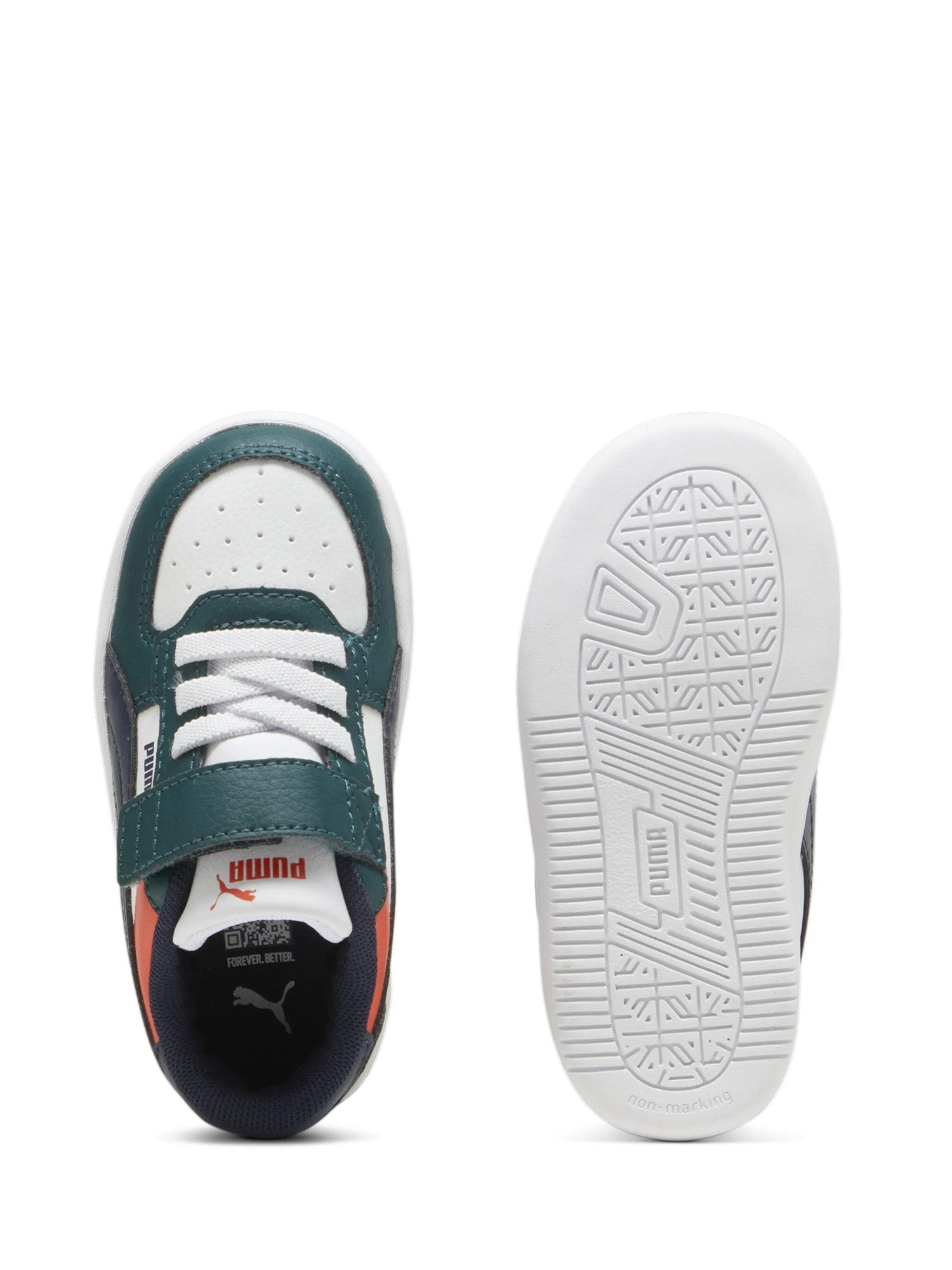 Scarpe con strappi Verde Puma