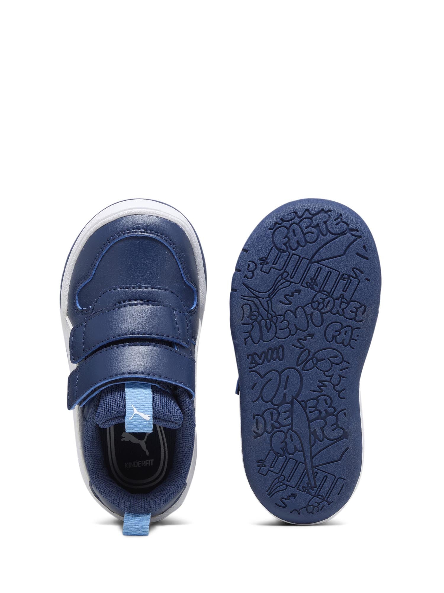 Scarpe con strappi Blu Bianco Puma