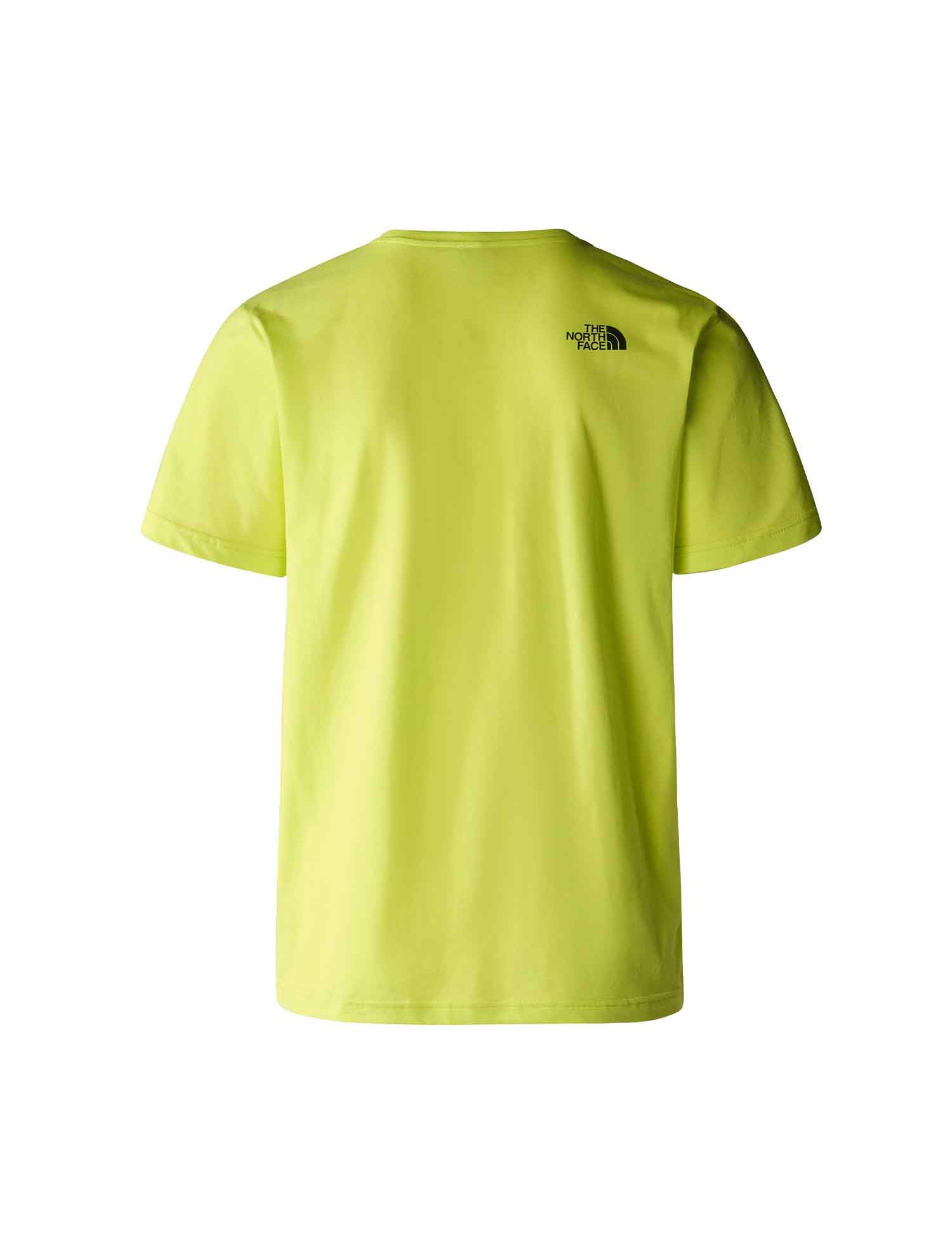 T-shirt Giallo The North Face