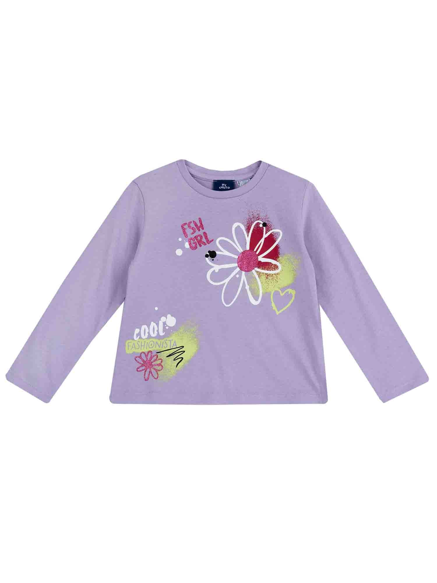 T-shirt Viola Chicco