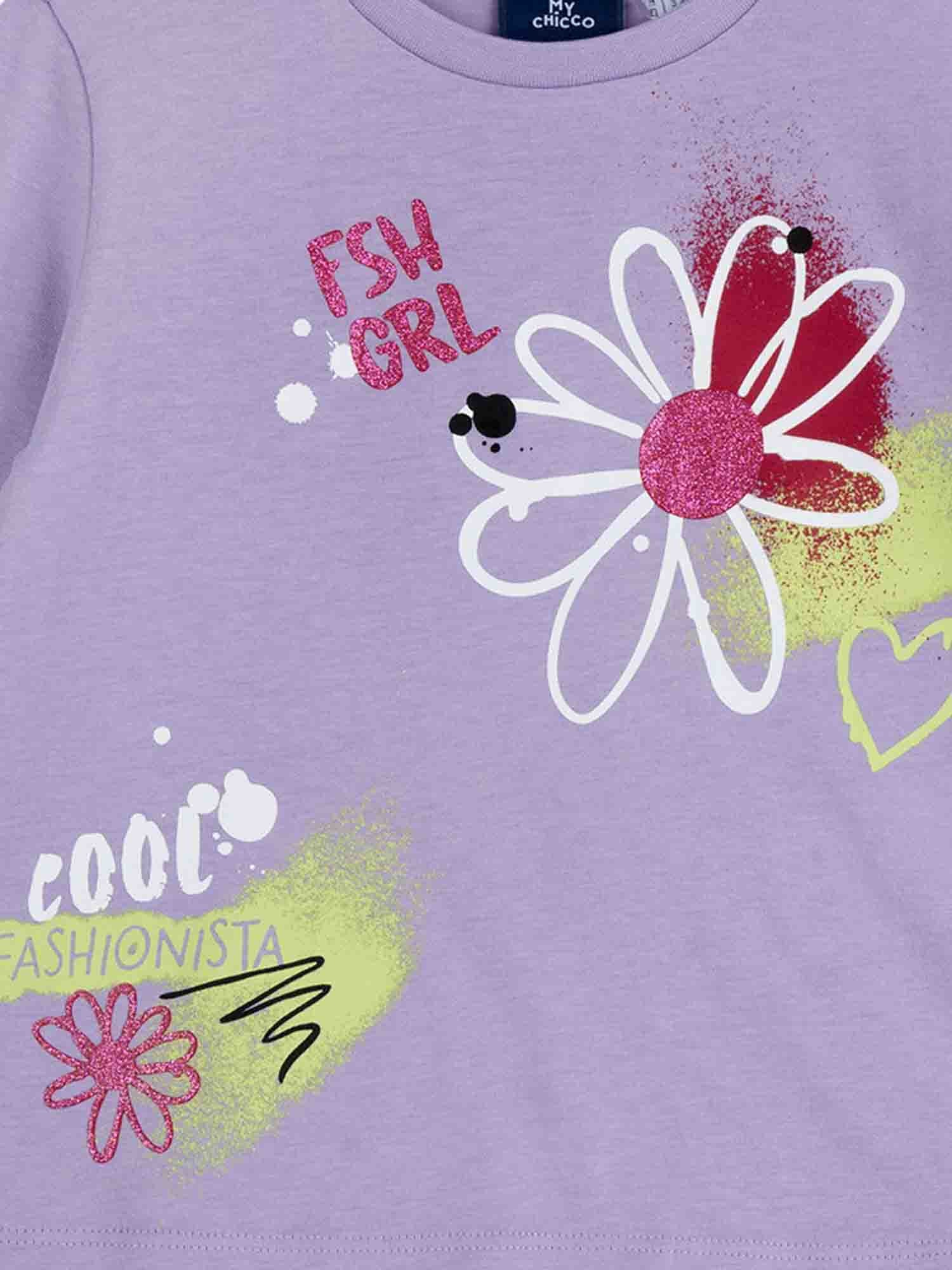T-shirt Viola Chicco