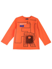 T-shirt Arancio Chicco
