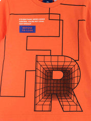 T-shirt Arancio Chicco