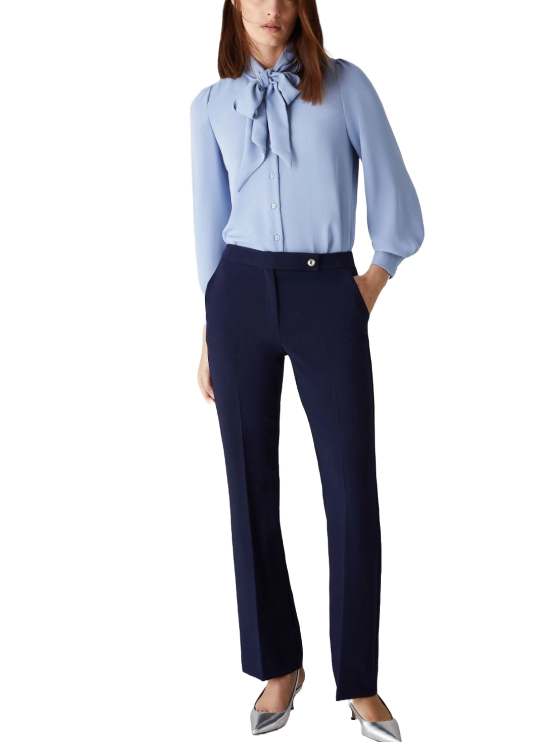 Pantaloni Blu Emme Marella