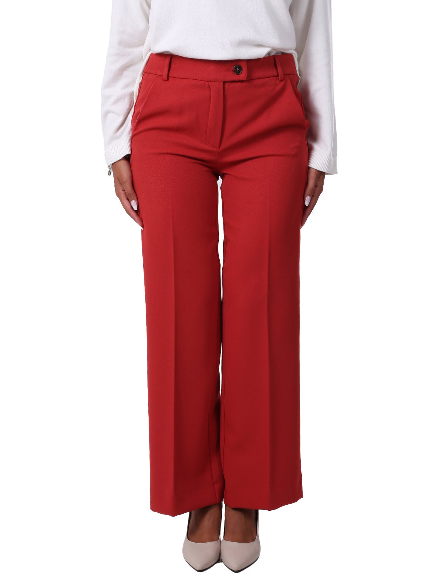 Pantaloni Rosso Emme Marella