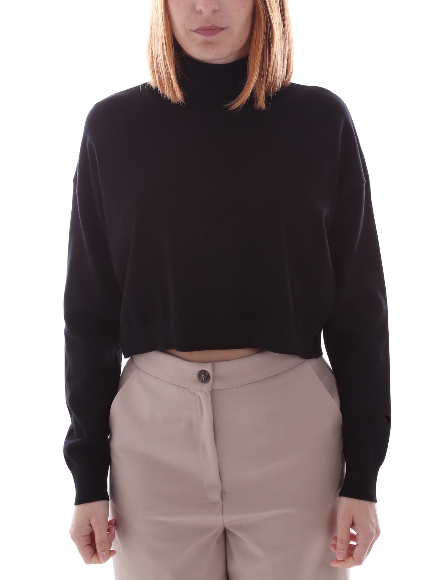 Maglie a collo alto Nero Emme Marella