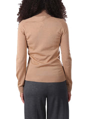 Maglia a collo alto Beige Emme Marella