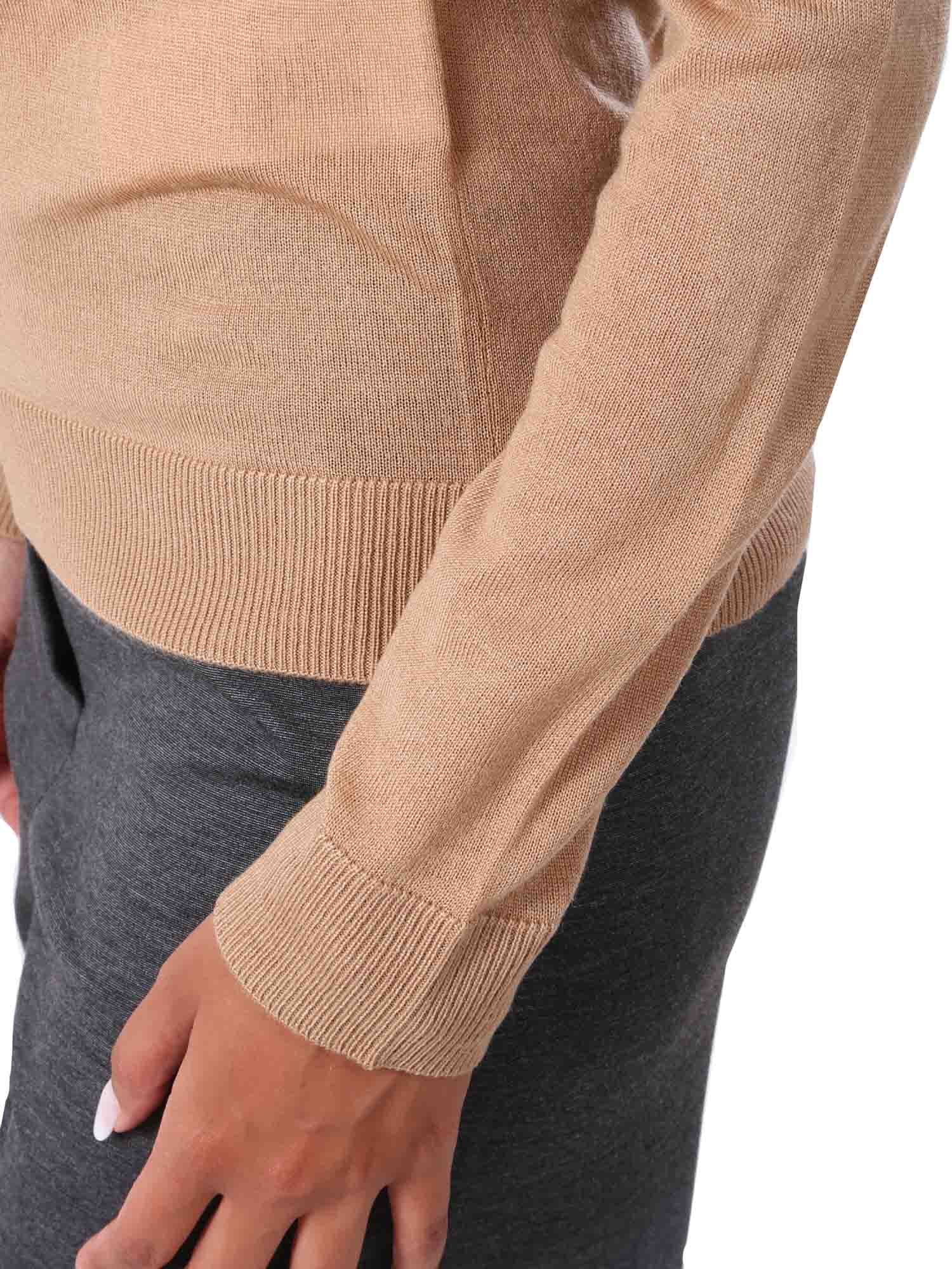 Maglia a collo alto Beige Emme Marella