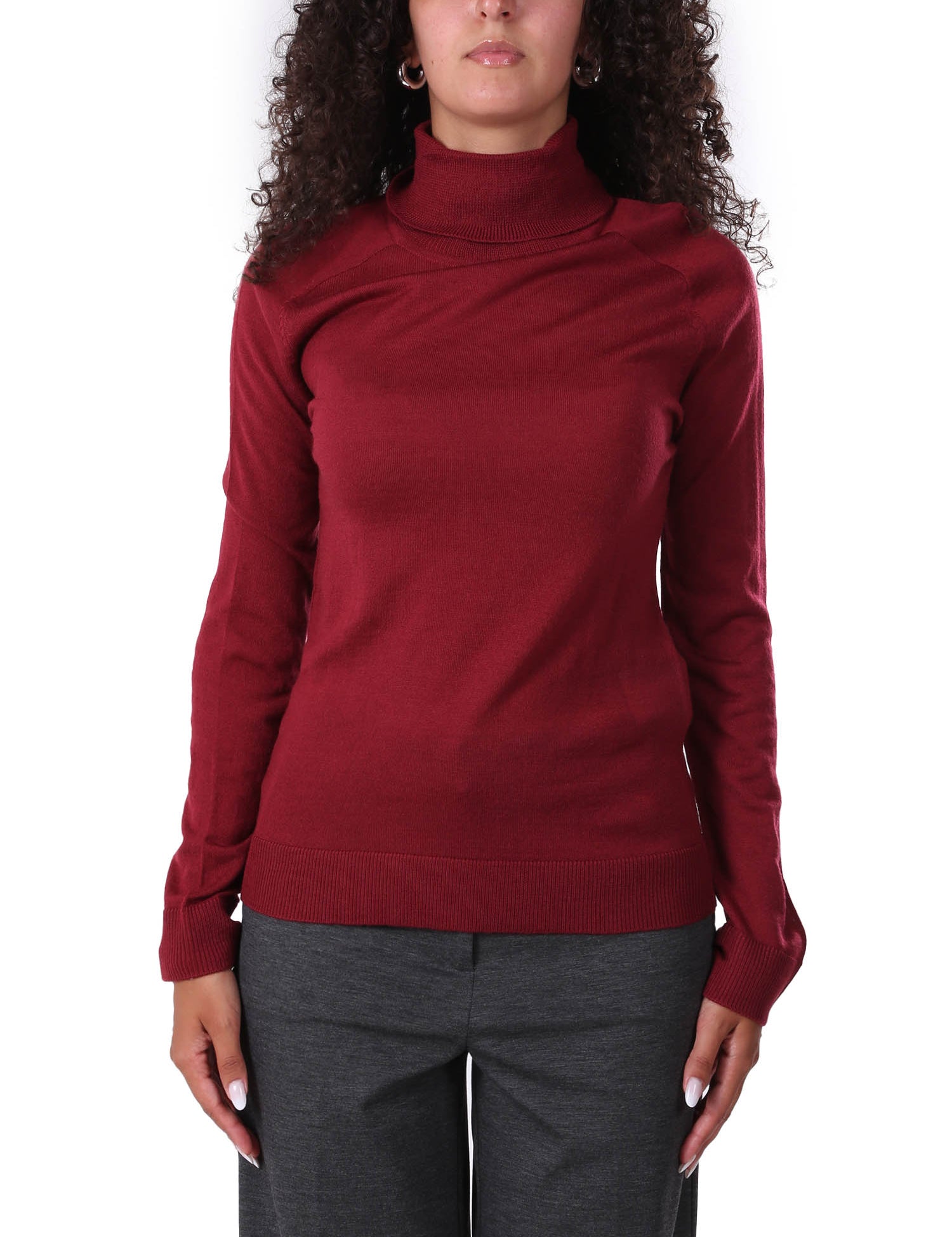 Maglia a collo alto Bordeaux Emme Marella