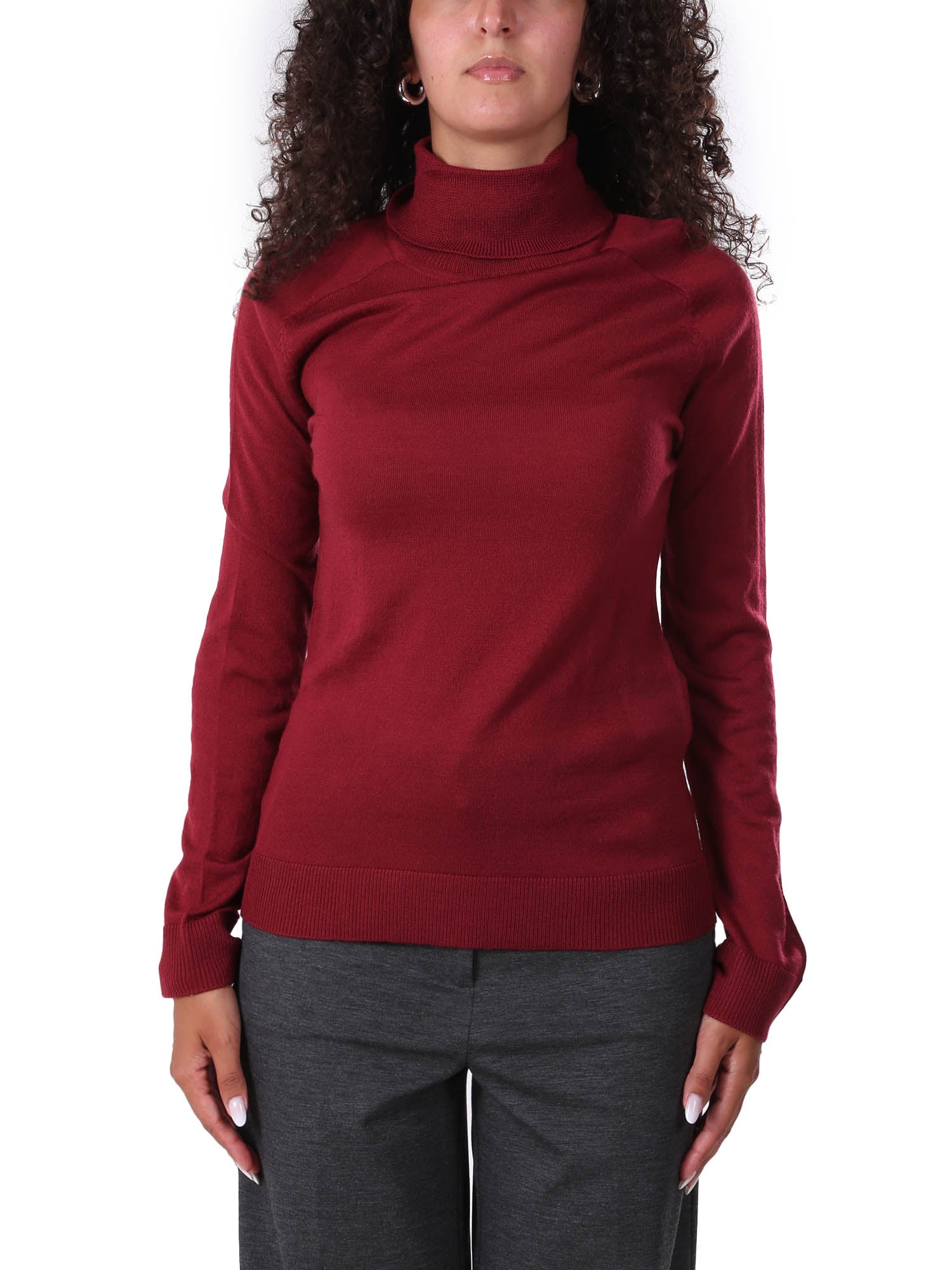 Maglia a collo alto Bordeaux Emme Marella