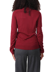 Maglia a collo alto Bordeaux Emme Marella