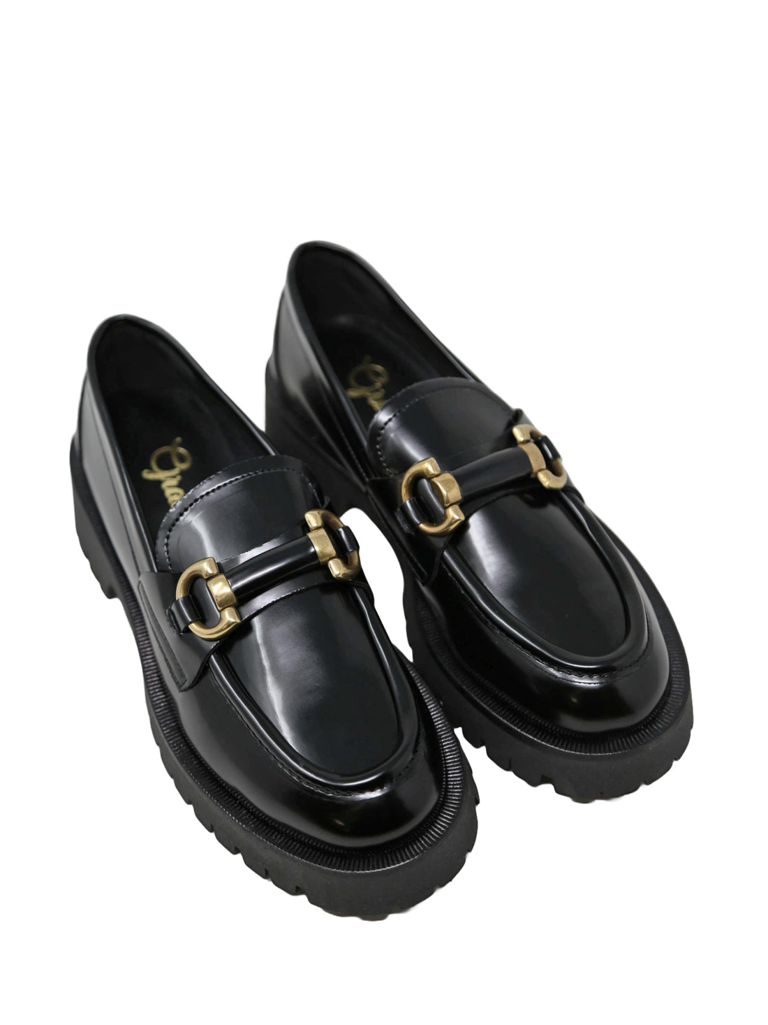 Mocassini Nero Oro Grace Shoes