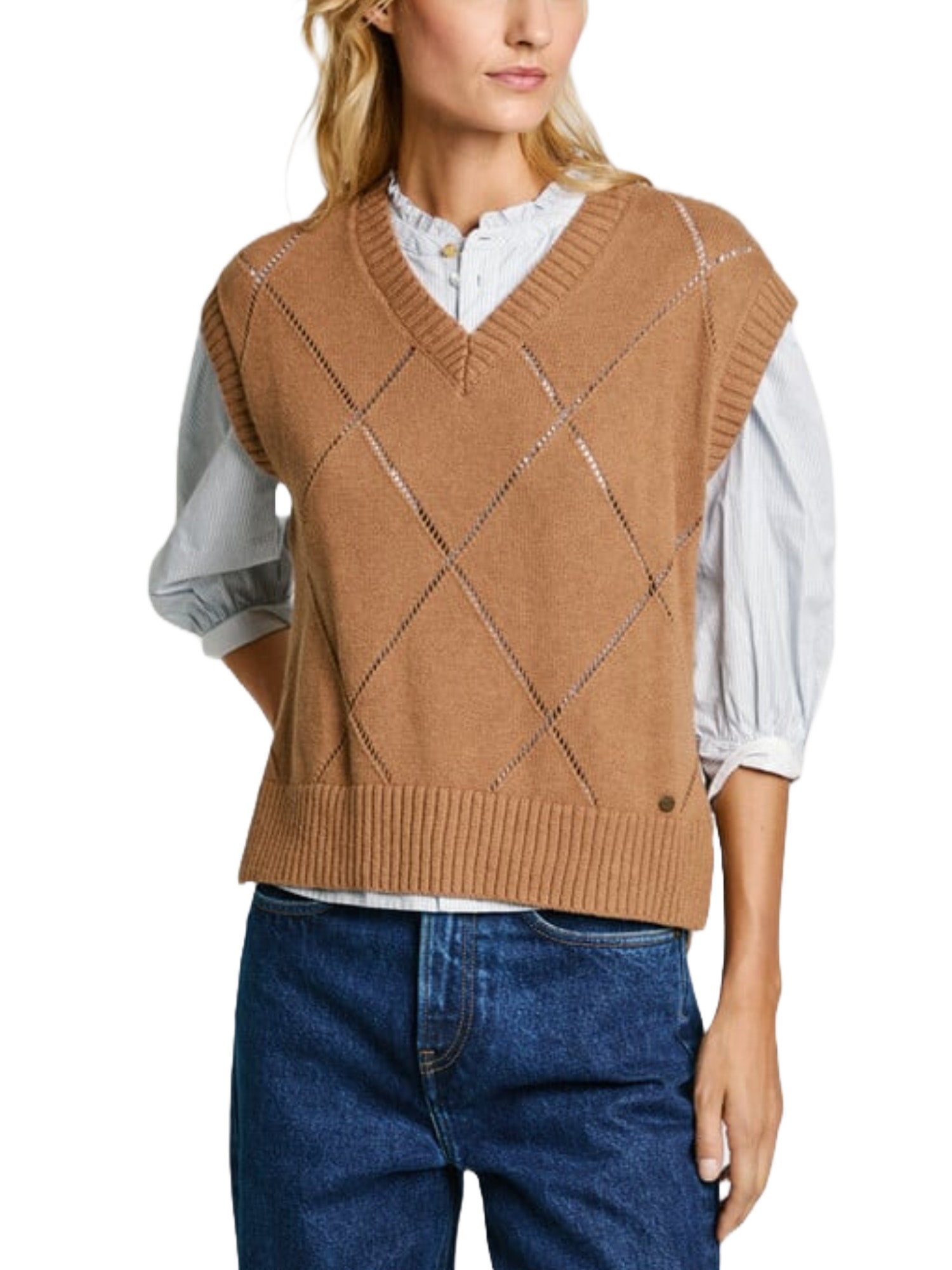 Gilet Beige Pepe Jeans