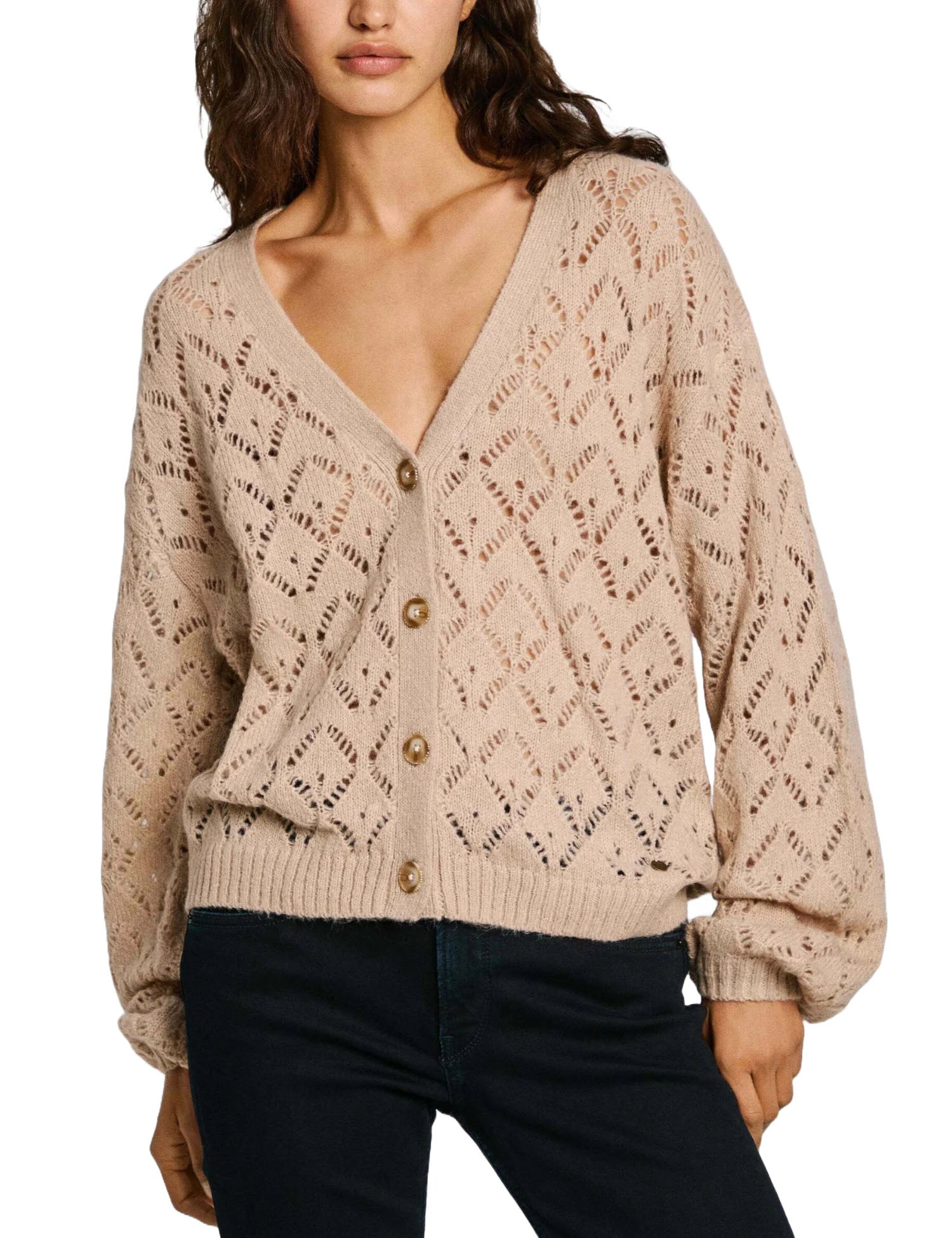 Cardigan Beige Pepe Jeans
