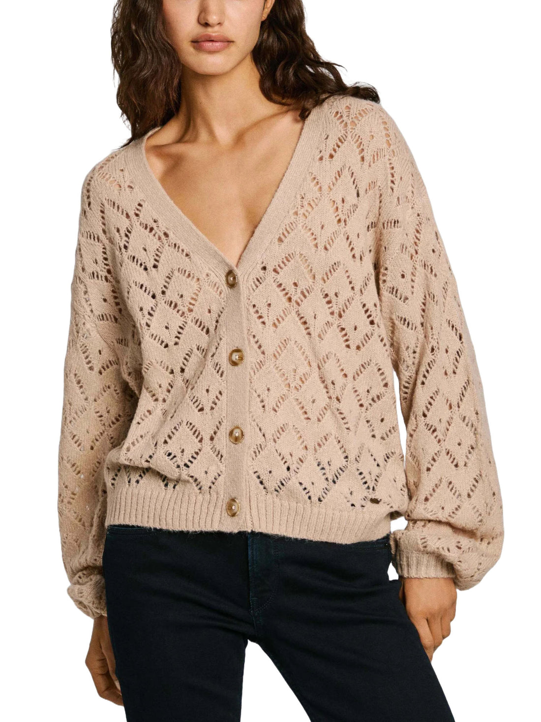 Cardigan Beige Pepe Jeans