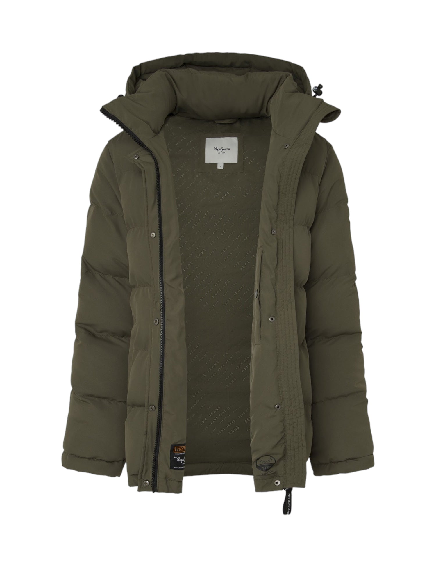 Piumini Verde Pepe Jeans