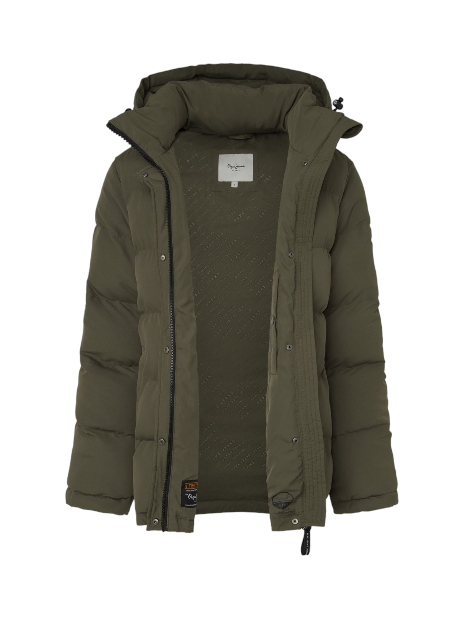 Piumini Verde Pepe Jeans