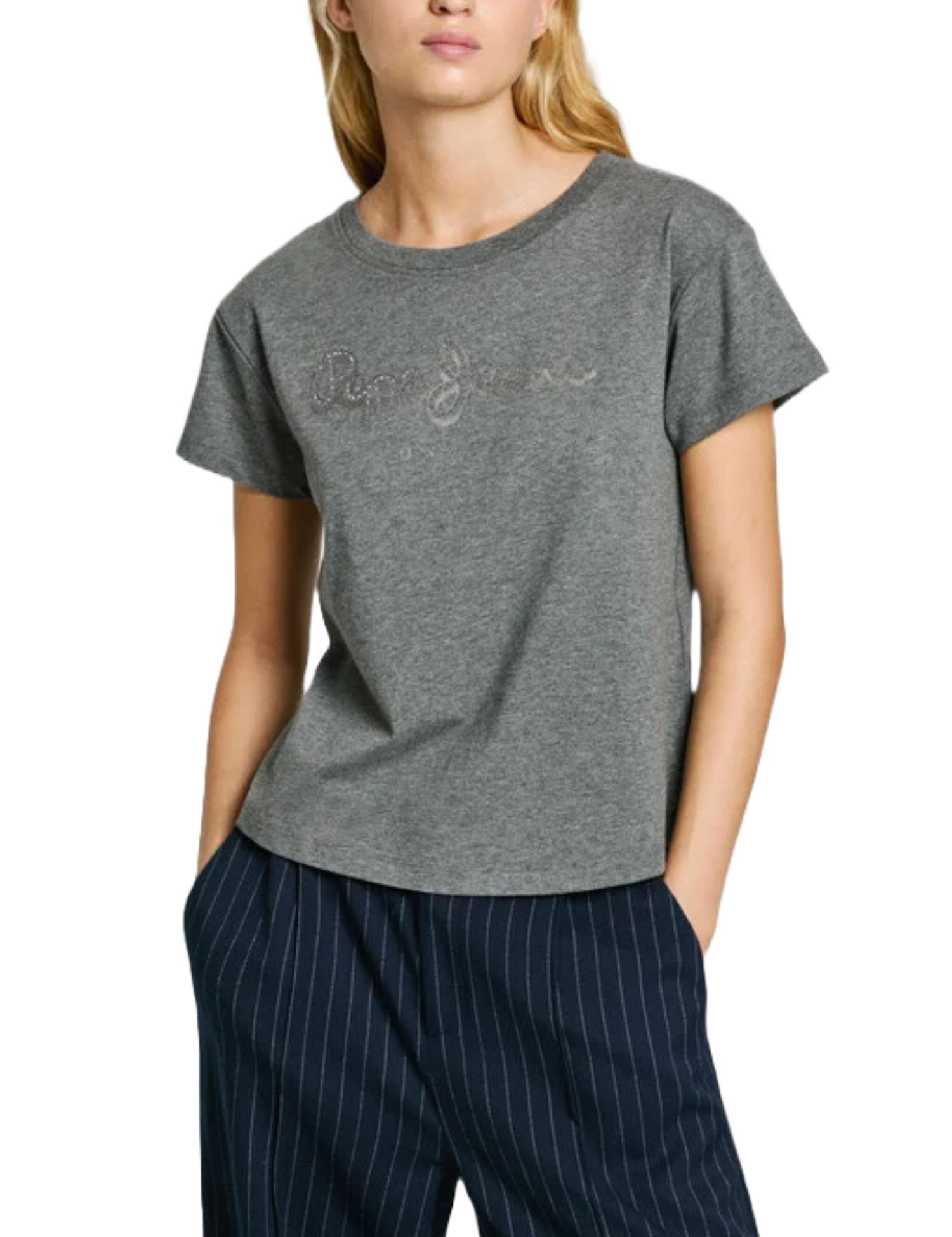 T-shirt Grigio Pepe Jeans