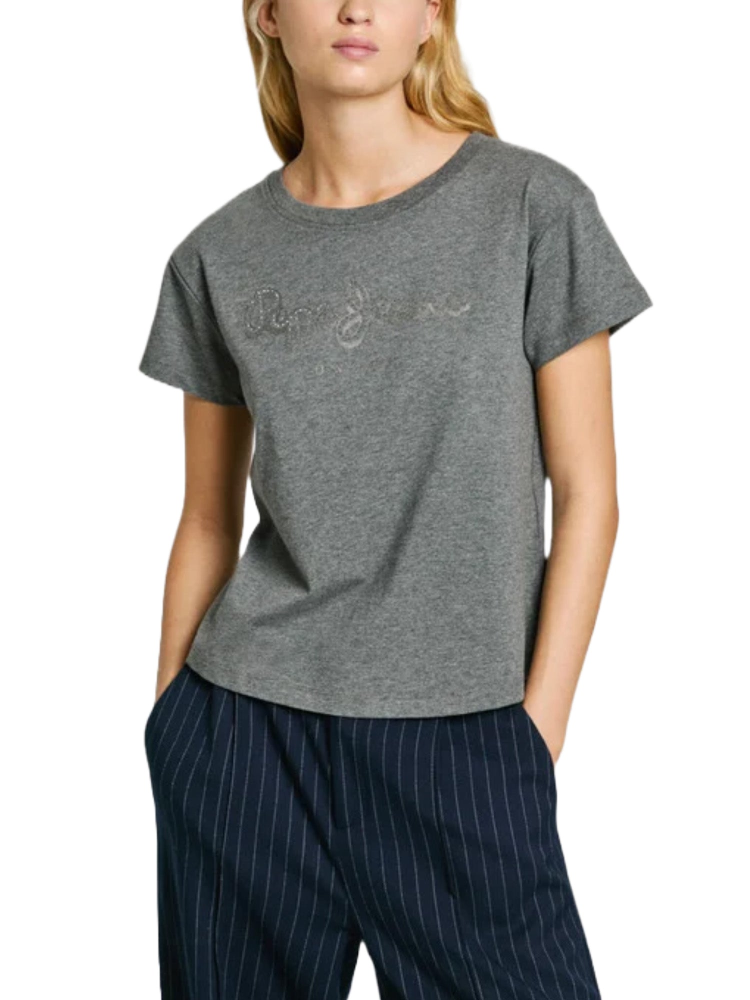T-shirt Grigio Pepe Jeans