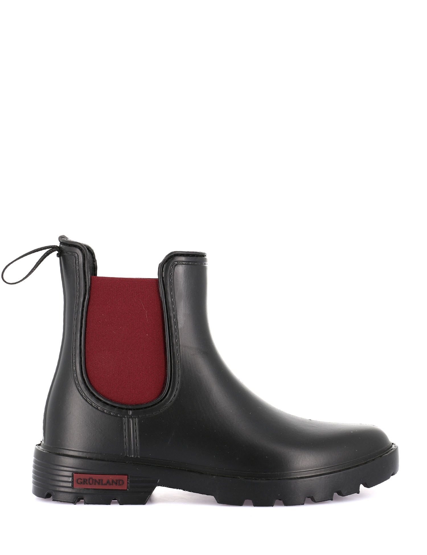 Stivaletti Nero Bordeaux Grunland