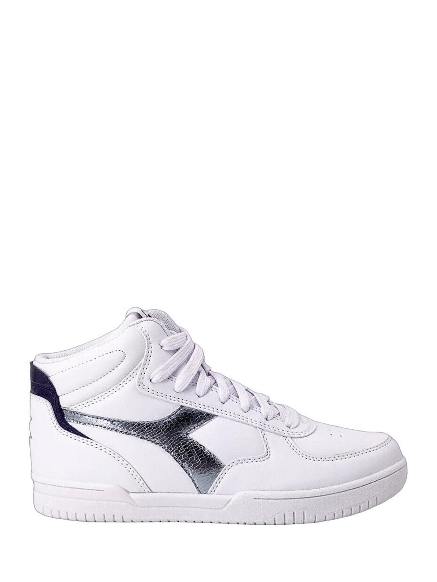 Sneakers Bianco Argento Diadora