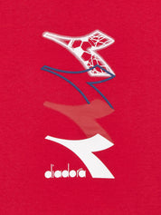 T-shirt Rosso Diadora
