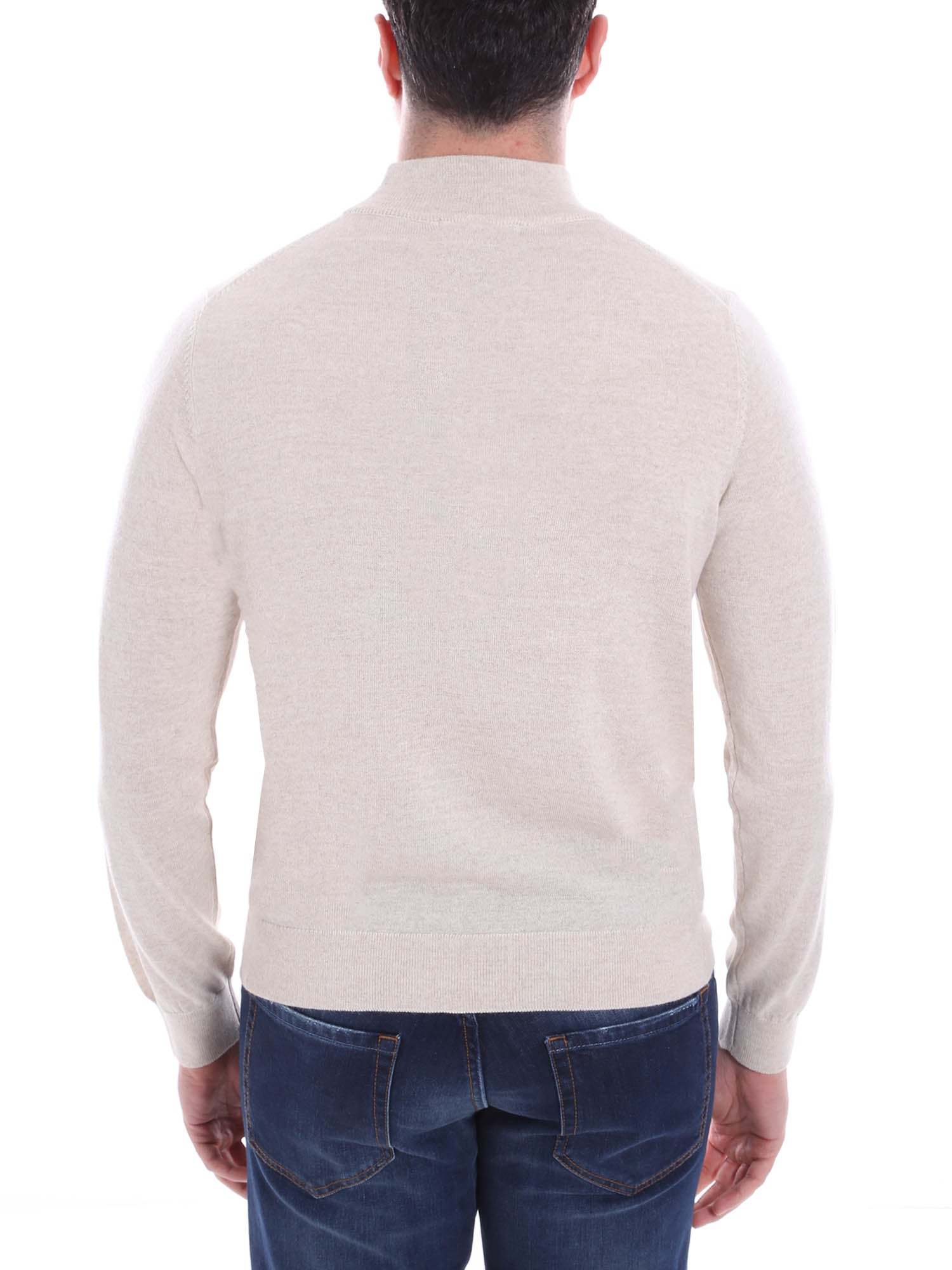 Maglie a collo alto Beige Yes-zee