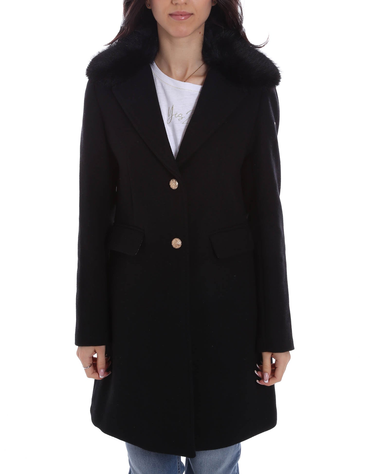 Cappotti Nero Yes-zee