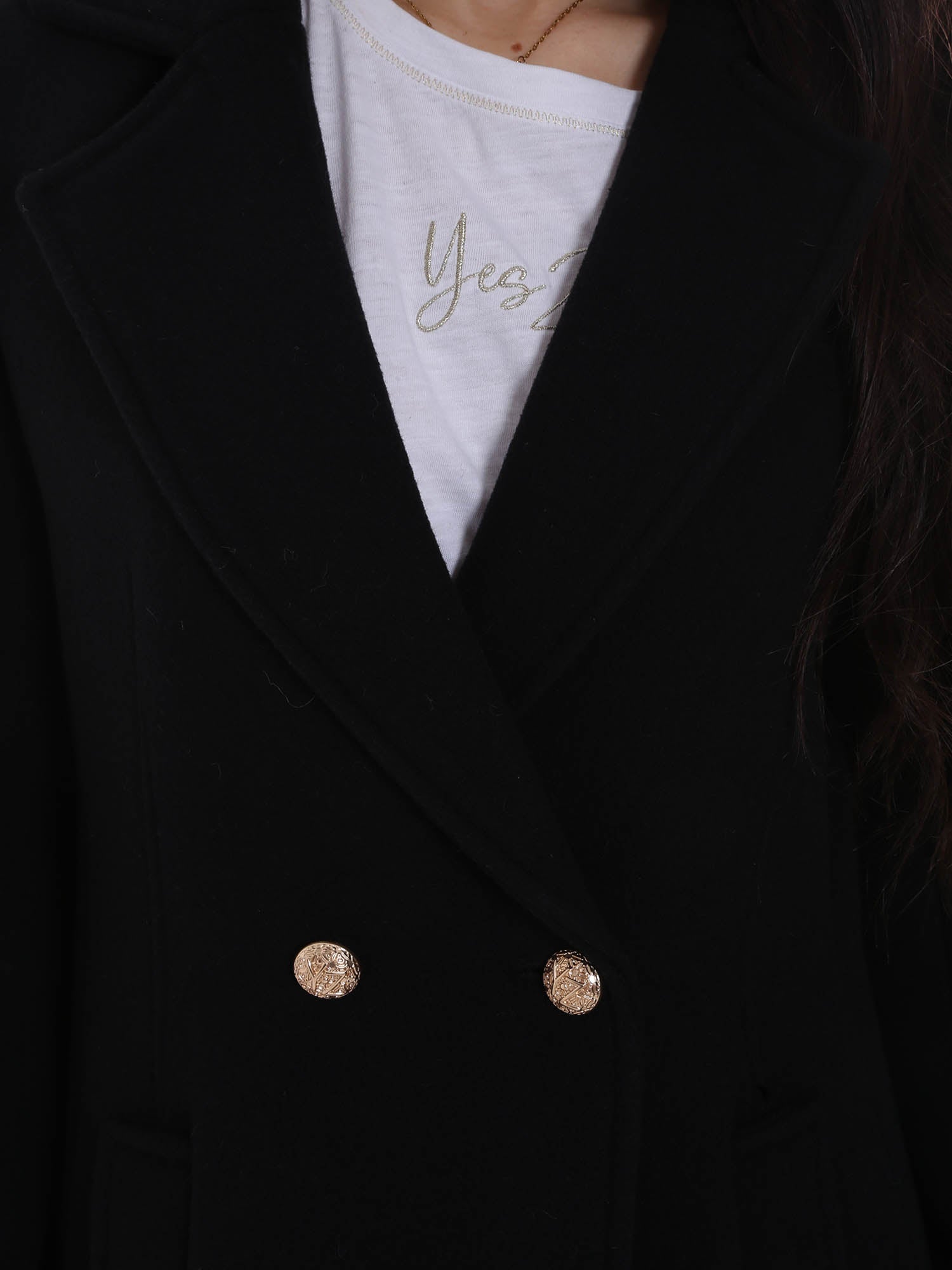 Cappotti Nero Yes-zee