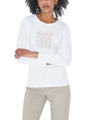 T-shirt Bianco Yes-zee