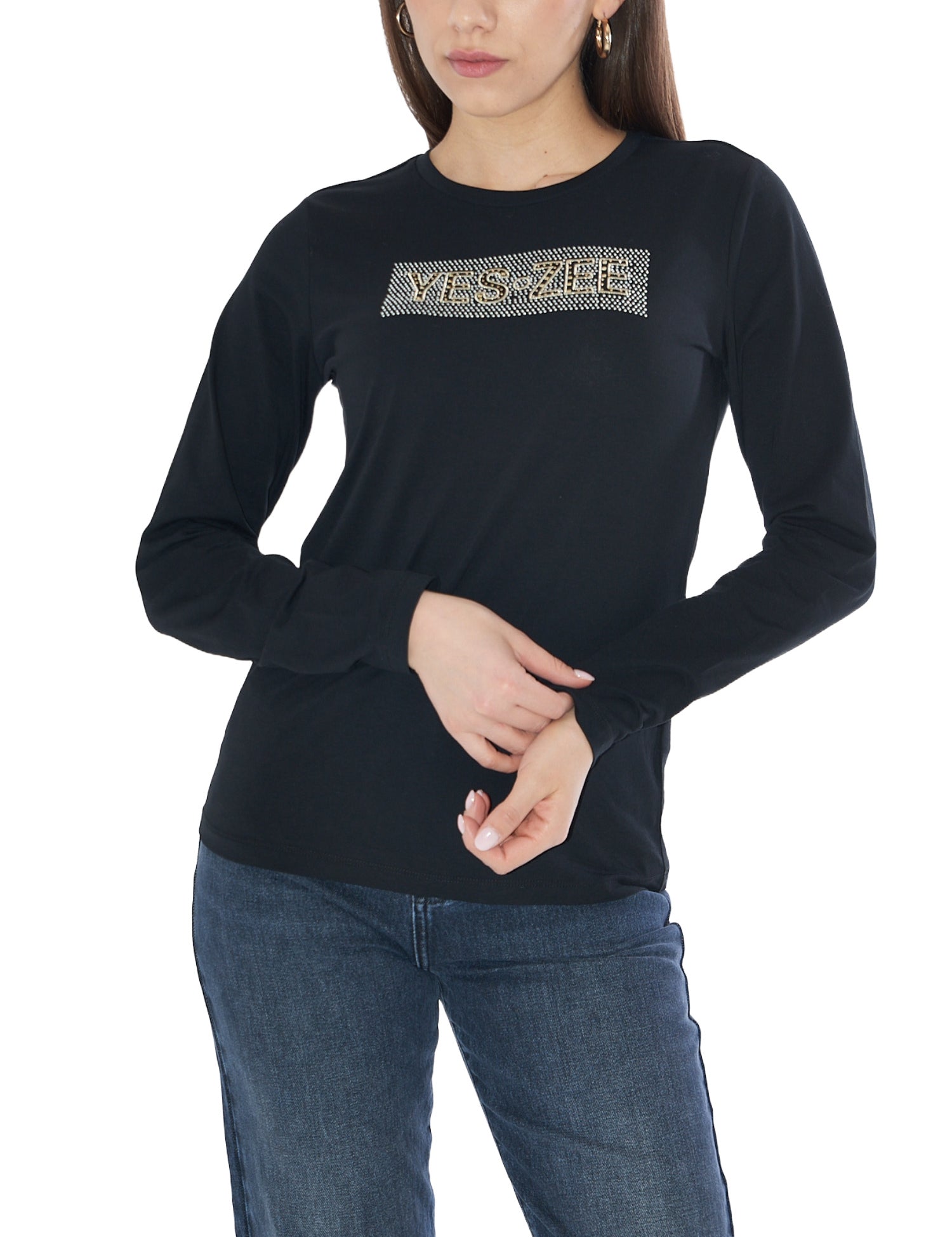 T-shirt Nero Yes-zee