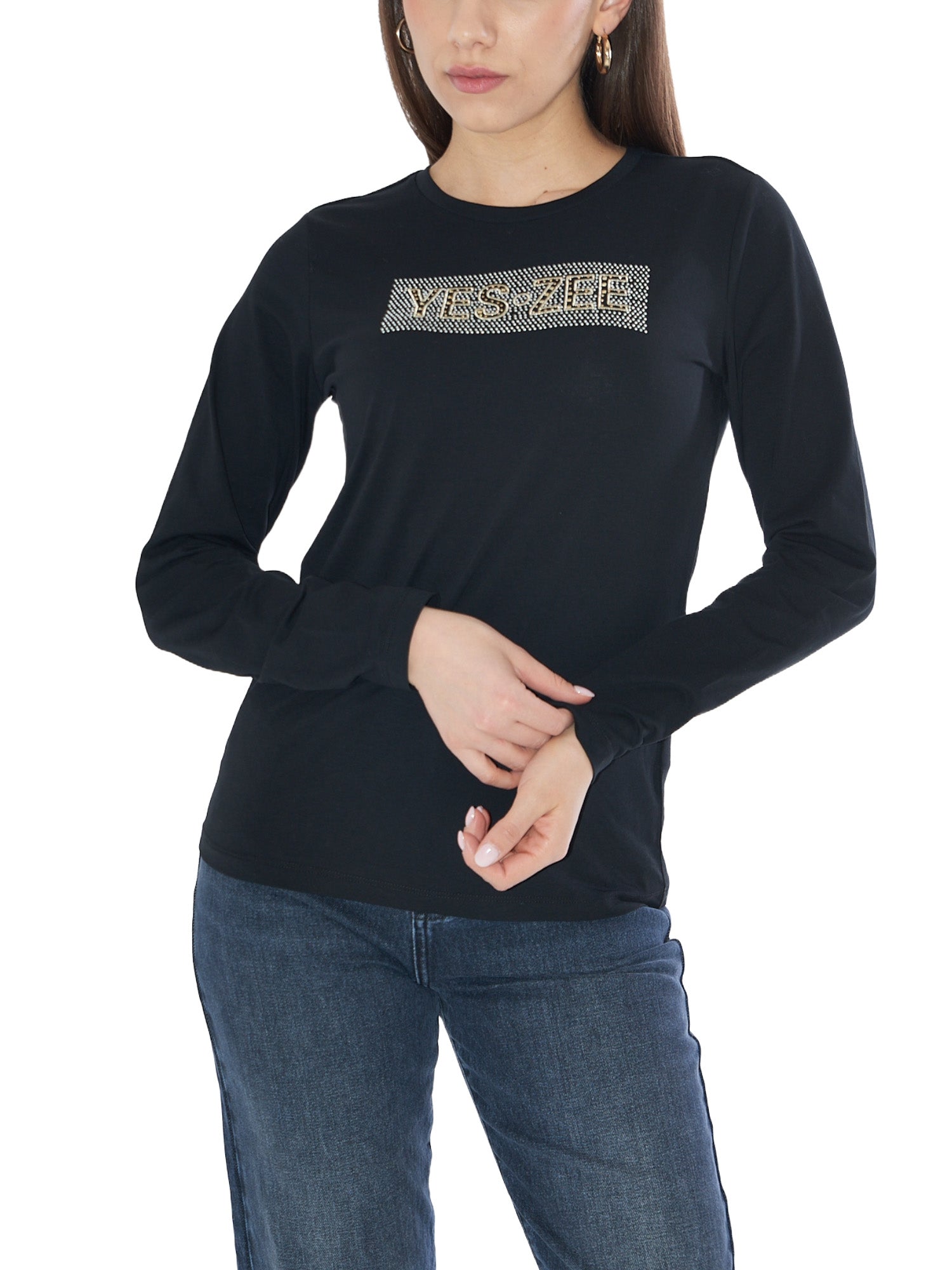 T-shirt Nero Yes-zee