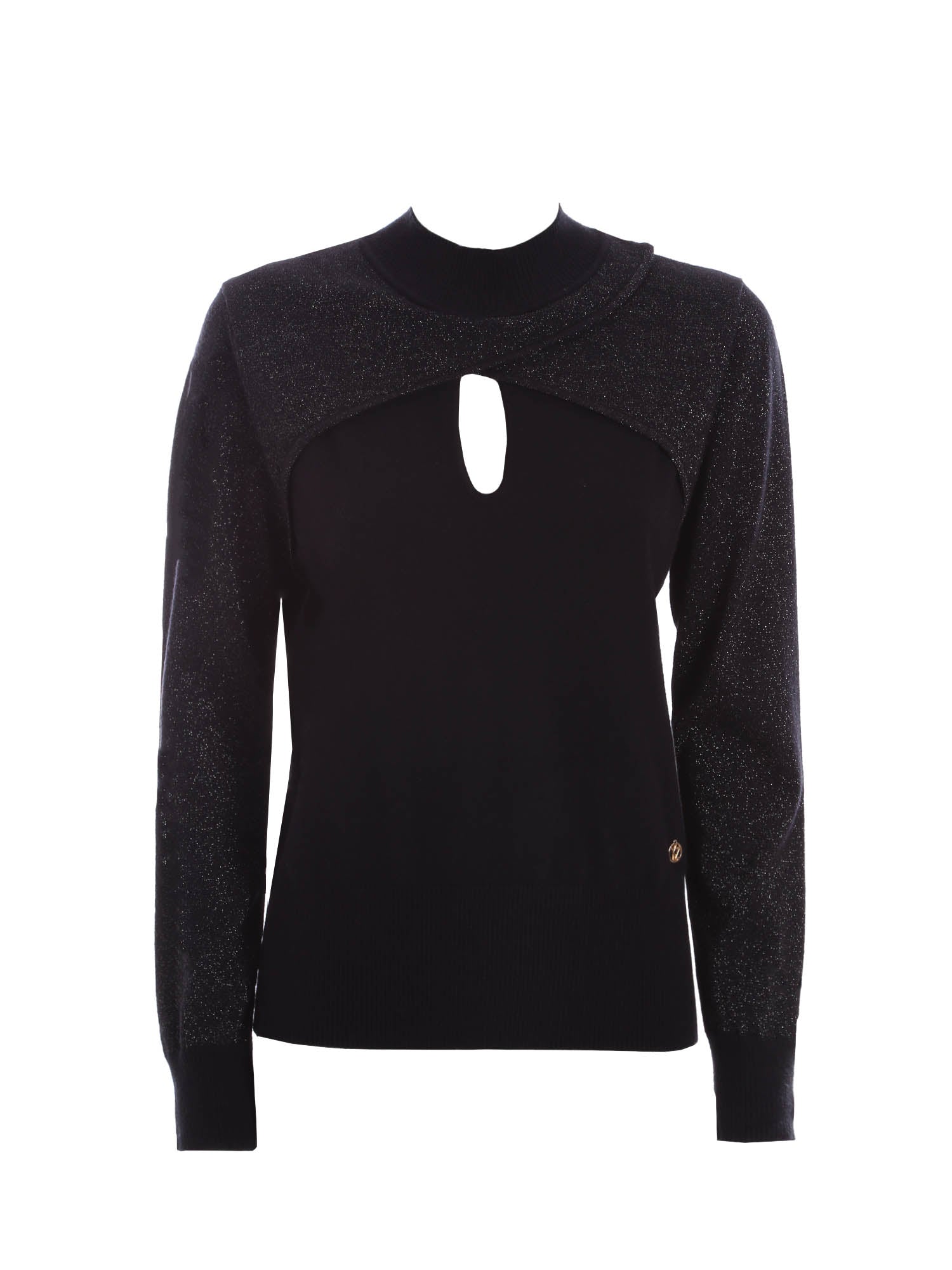 Maglie a collo alto Nero Yes-zee