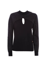 Maglie a collo alto Nero Yes-zee