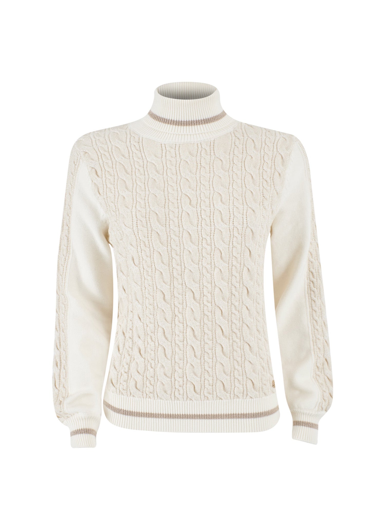 Maglie a collo alto Avorio Yes-zee