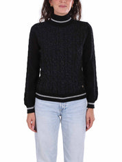 Maglia a collo alto Nero Yes-zee