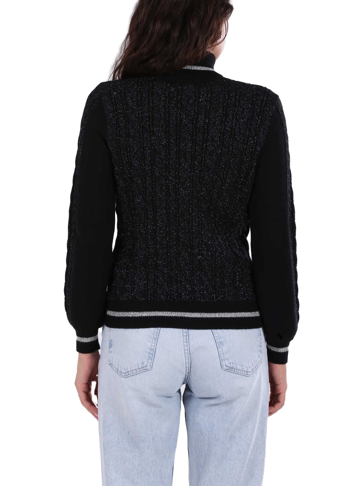 Maglia a collo alto Nero Yes-zee